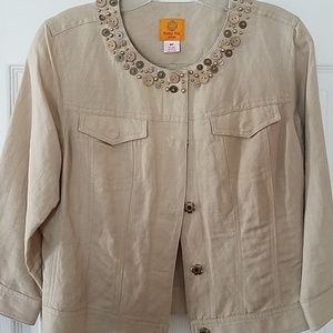 Casual Khaki Jacket